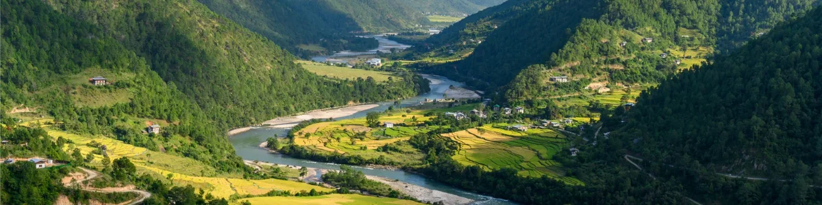 Punakha Valley Valleys in Bhutan