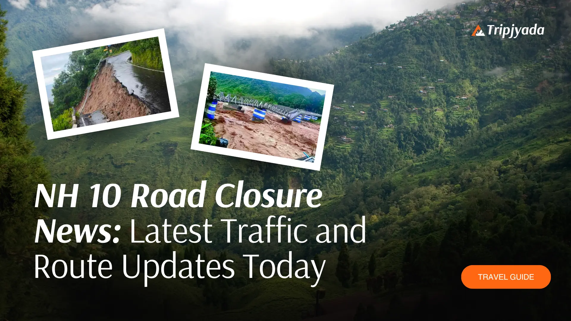 NH 10 Road Update: Landslide Blocks Route at Chitrey & Selfie Dara