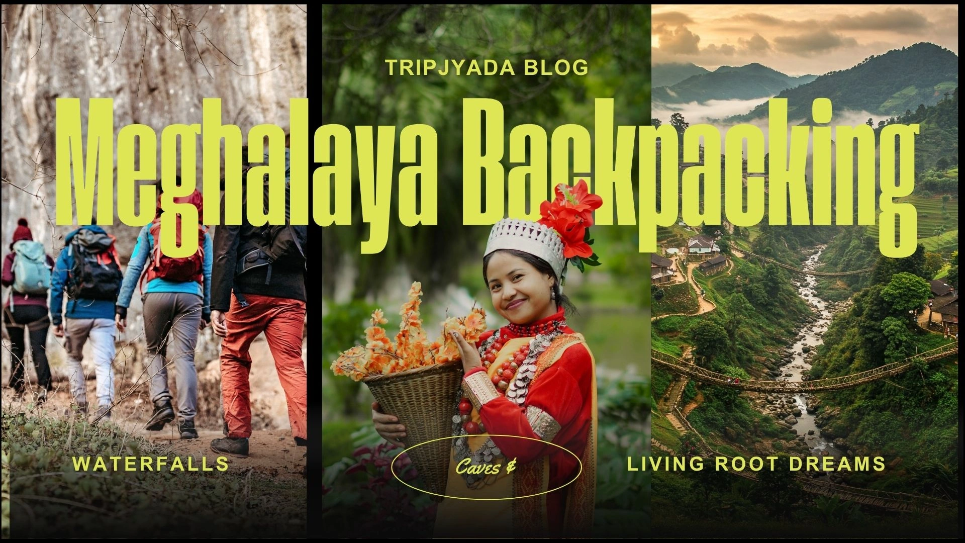 Meghalaya Group Tour with Tripjyda: Discover Waterfalls, Caves & Hidden Trails